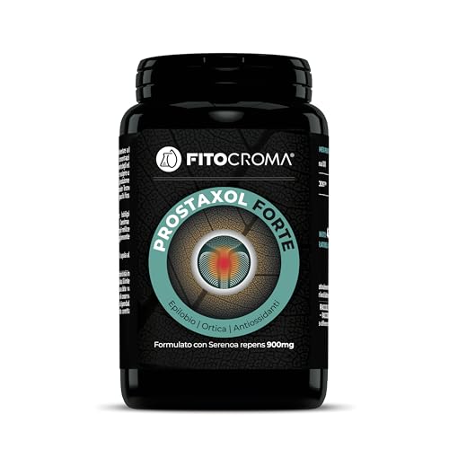 SERENOA REPENS FORTE 900MG - 180 capsule - Saw palmetto prostata, Integratore prostata, con Ortica, Epilobio, Licopene, Vit.E, Selenio e Proantocianidine, Formula Strong