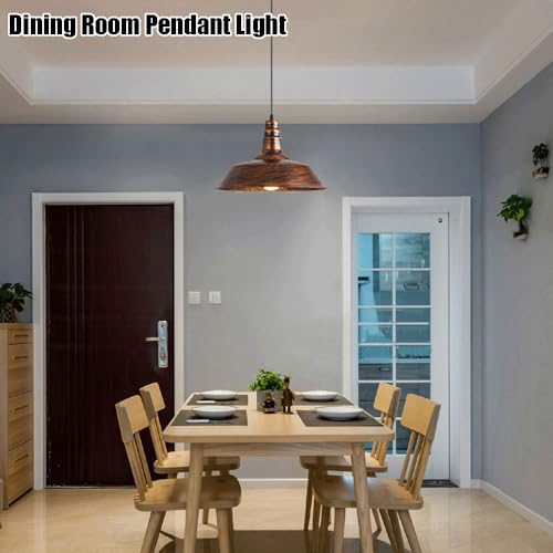 Suspension style industriel E27 luminaire fer café