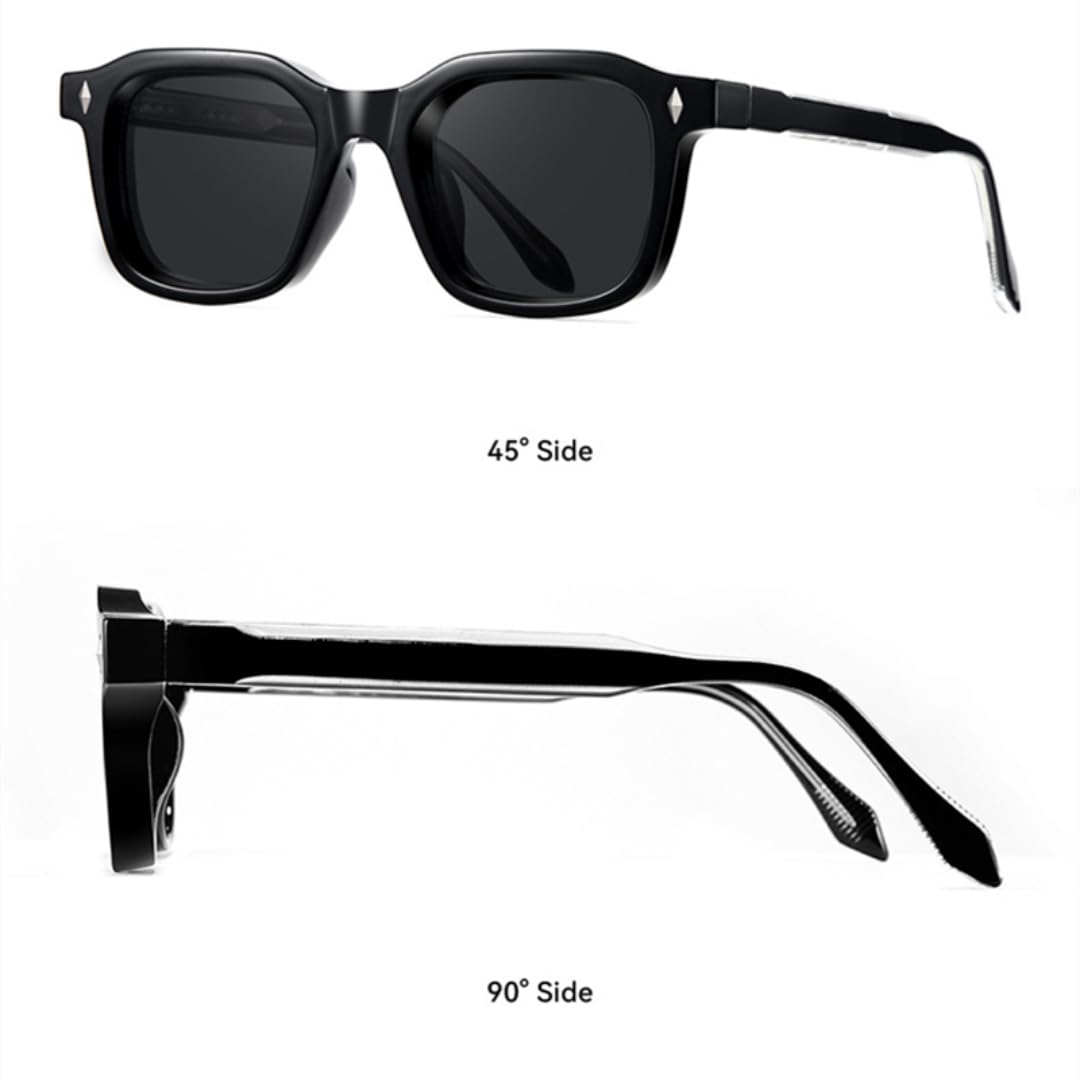 Gafas de sol retro de lujo para hombre, con remaches a la moda, para mujer, con protección UV400, estilo punk, amarillo y verde.