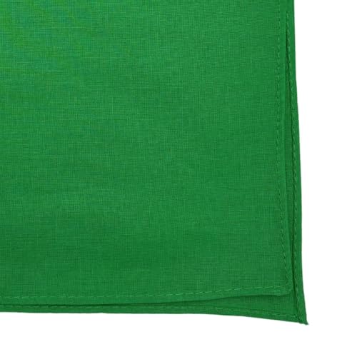Image of MDSTYLE 100% Cotton Solid Color Bandana for Men & Women 22 inch x 22 inch Handkerchief Headband Scarf