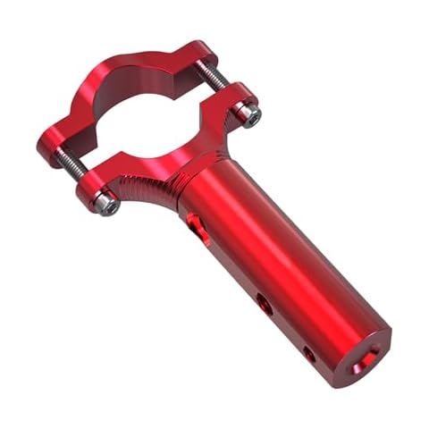Light Bar Mounting Bracket for Spotlight, Motorcycle Spotlight/Fog Light Mount Brackets, for 0.75"-1.3" Roll Bars (1 Pcs) (Red) Cover