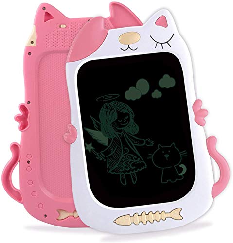 Kids Drawing Board Boys Toys Age 3 4 5 6,Learning Toy for Boys Doodle Board Toddlers Birthday Gift for Kids,Erasable Educational Tools for 3-6 Year Old Children 8.5 Inch Pink