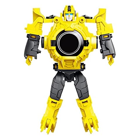 TANGMUER Transformation Watch Children's Electronic Watch Projection Pupils Robot Educational Watch KO (Color : B) Cover