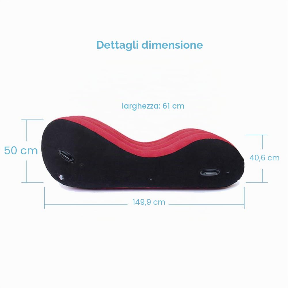 Divano sessuale gonfiabile per gli amanti del sesso Aiuto alla posizione sessuale Divano magico Sex Lounge Cuscino portatile Cuscino multifunzionale Mobili BDSM Prodotti erotici Giocattoli per adulti