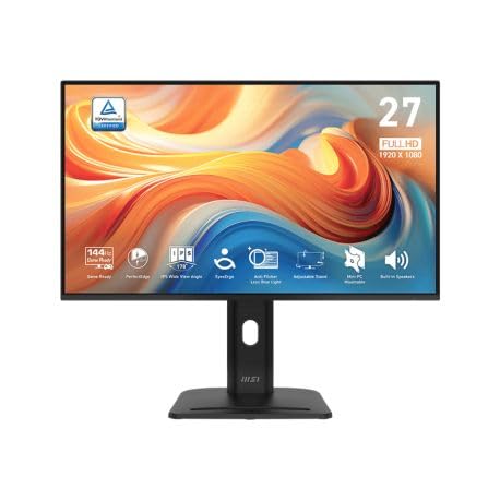 Monitor MSI 27" FHD: Imágenes Fluidas con 144Hz y Eye Care