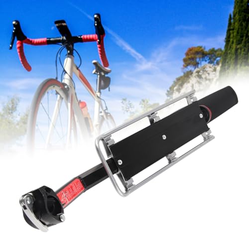 Naroote Portabicicletas Trasero Estante Ajustable de Aleación de Aluminio Duradero Desmontaje Rápido para la Mayoría de Las Bicicletas, Capacidad de Carga de 25 KG, para Entusiastas de los Deportes