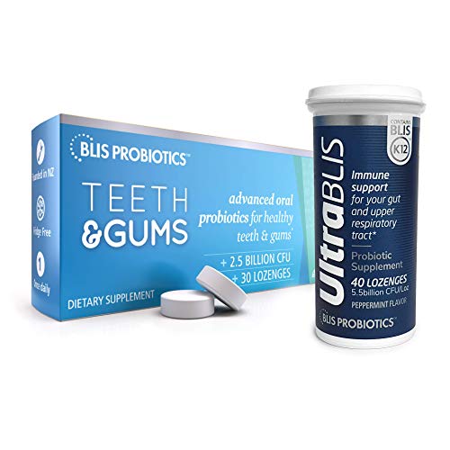 Blis Teeth&Gums M18™ + Ultrablis Probiotic Immune Support Supplement K12™ #TOP8
