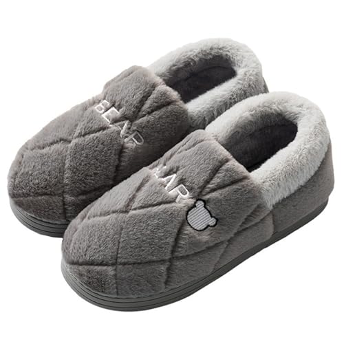 Chausson hiver en coton confortable pour homme et femme