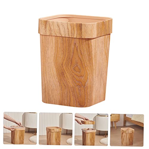 Bote de basura rectangular Chocolate 10L DOITOOL miniatura 2