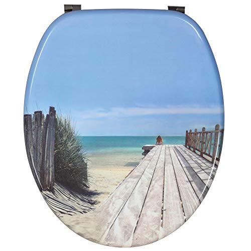 Wirquin 20719122 Abattant WC Woody Holiday Beach