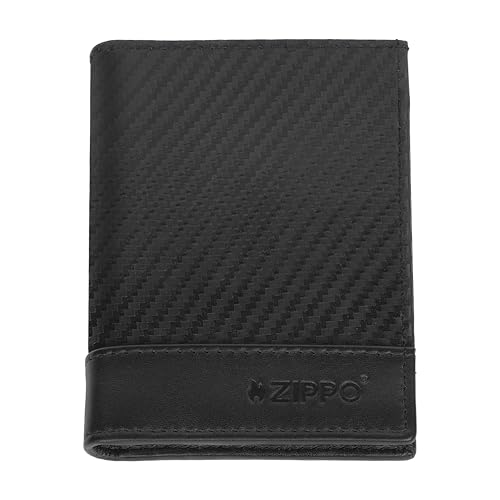 Portefeuille Zippo en cuir véritable - Compagnon élégant et compact pour homme