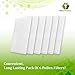Mars Wellness CPAP Filters Compatible w/Resvent iBreeze(12 Pack) - Disposable Replacement Filter for CPAP Machines - Pollen Filter - Replacement CPAP Supplies (1.9” x .765”)