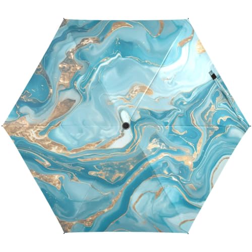 Parapluie pliable de voyage léger contre la pluie et les rayons UV intenses