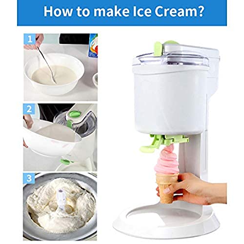 GuanLaoGe 20W Automatische Eismaschine für Gefrorene Früchte für den Heimgebrauch DIY 1L Fruchtdessertmaschine… – Bild 6