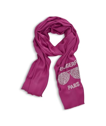 KARL LAGERFELD Womens Lightweight Krystal Sunglasses Pashmina