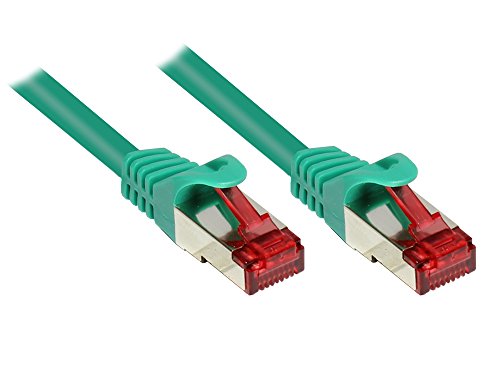 Alcasa 50m Cat6 câble de réseau S/FTP (S-STP) Vert - Câbles de réseau (50 m, Cat6, S/FTP (S-STP), RJ-45, RJ-45, Vert)