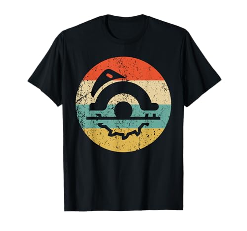 Carpenter Vintage Retro Circular Saw T-Shirt