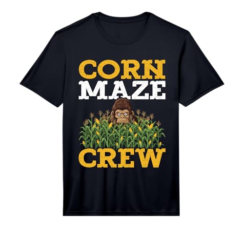 Mens Corn Maze Crew Matching Group Performance T-Shirt