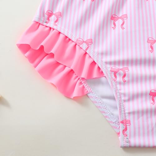 Image of Baby Swimsuit Girl Two Piece Bathing Suit Toddler Girls Summer Beach Ruffle Tankini Swimwear 1-7Y