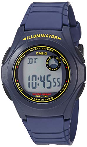 Casio Men's Classic Quartz Watch with Resin Strap, Blue (Model: F-200W-2BCF)