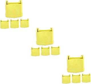 DOITOOL 12 Pcs Ladder Anti Feet Ladder Feet Pads Cover Ladder Leg Leveler Step Ladder Pads Ladder Animal Door Stops