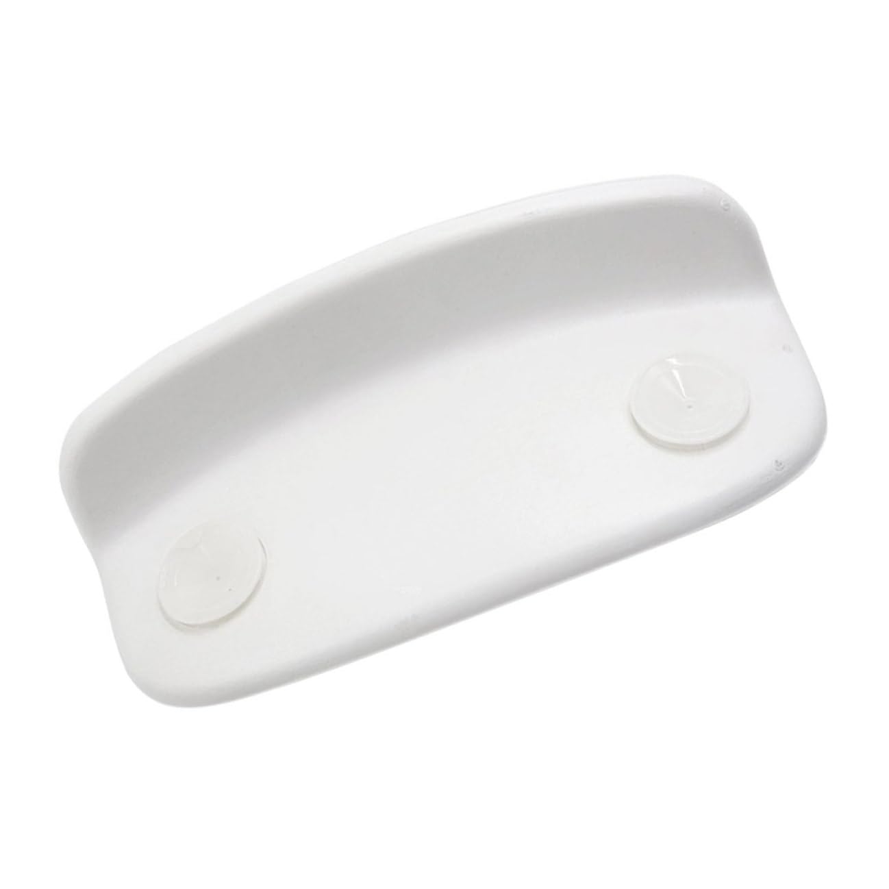 FRCOLOR Cuscino per Vasca da Bagno Ventosa Bianca Supporto Ergonomico per Testa Collo e Spalle Traspirante e Confortevole per Uso Domestico e Spa