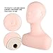 Mannequin PVC Manikin Head, Multifunction mannequin head model with shoulder, Head for hairdressers Mannequin head for Makeup Practice, Wig Hat Display, Eyelash Extensions,Tattoo
