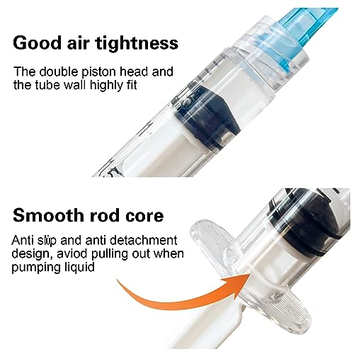 30 packs 3ml syringe with needles 23 gauge 1inch scientific labs measuring and refilling inks