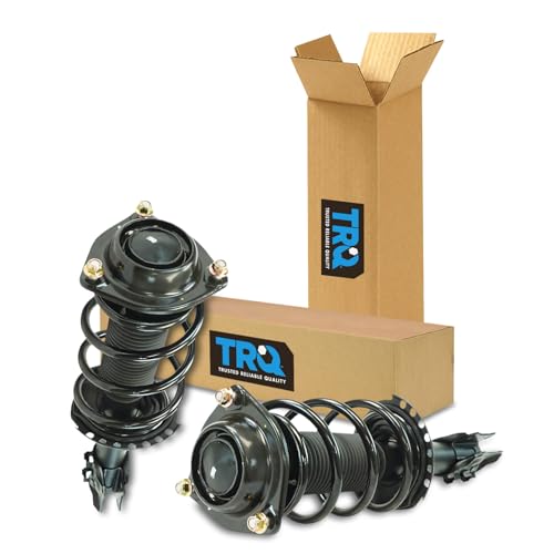 Image of TRQ Front Driver and Passenger Side Strut and Spring Assembly Set Loaded | For 11-16 Hyundai Elantra Sedan