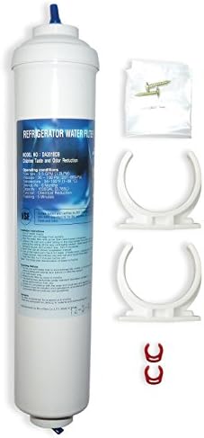Microfilter DA2010CB - 2X External Refrigerator Water Filter Compatible with Samsung DA29-10105J - HAFEX/EXP, LG 5231JA2010B, Whirlpool USC100 Fridge