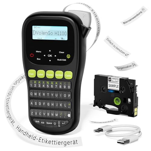 VolenGo H1100 Etikettiergerät mit QWERTY-Tastatur