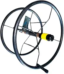 Enrolador De Mangueira, Enrolador Suporte Mangueira Jardim Até 30 Metros Em Aço