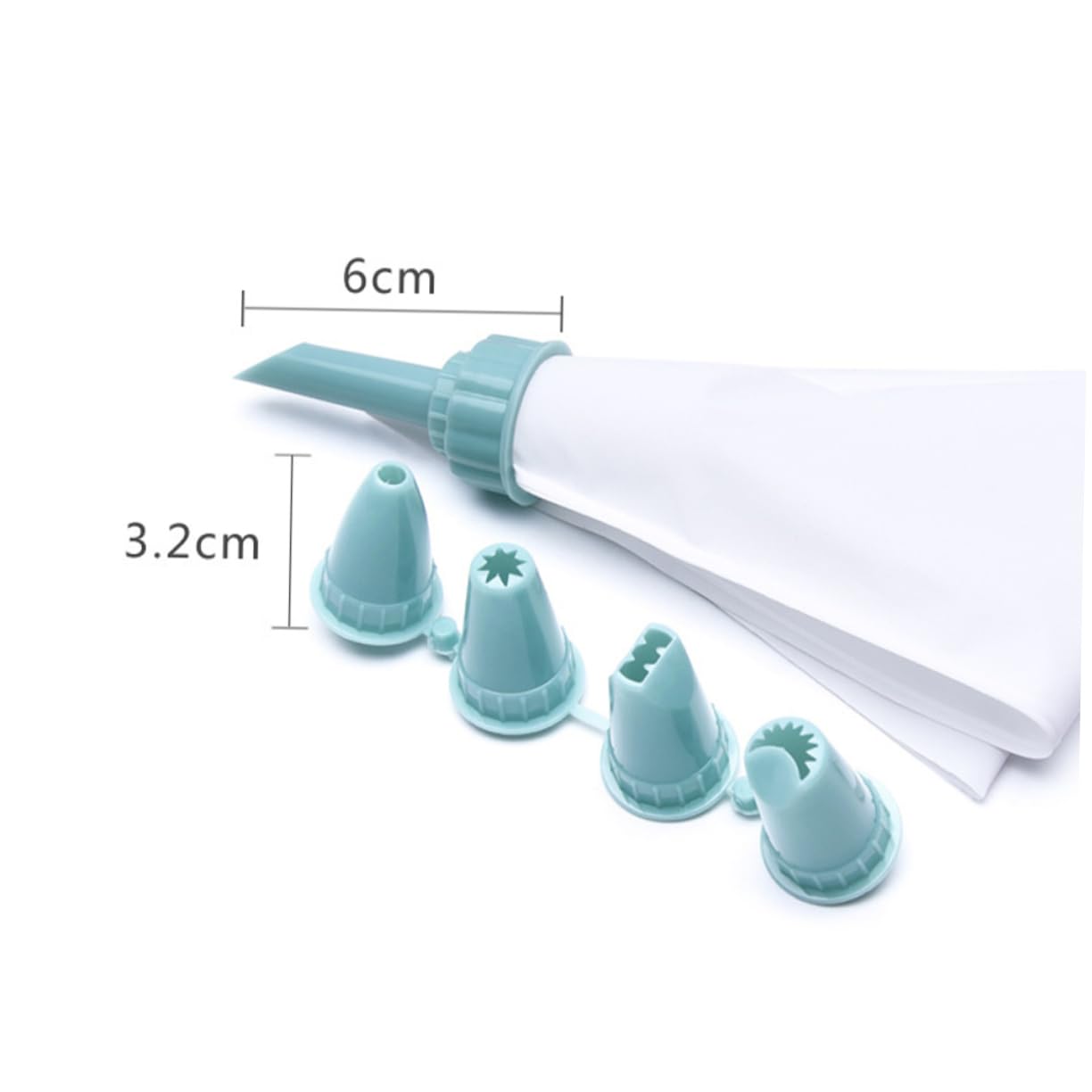 ABOOFAN 2Sets Reusable Piping Bags Food Grade Pastry Bags for Cake Icing Cupcake Decorating Easy to Clean Assemble for Creative Baking Fun with Friends Family