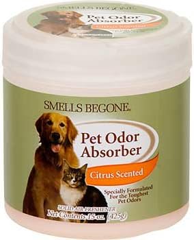 Smells Begone Pet Odor Absorber Citrus Solid Air Freshener 59616