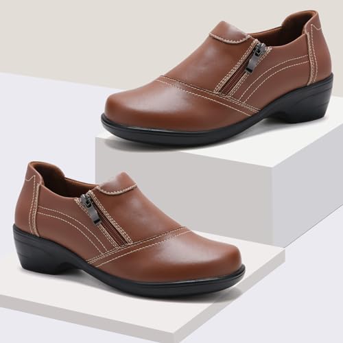Image of Loafers for Womens Comfort Dressy Low Heel Business Casual Office Work Shoes