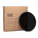 REDUCCIÓN DE 6 PASOS DE LUZ | Gobe Neutral Density ND64 ofrece una reducción fija de luz de 6 pasos, lo que permite técnicas de larga exposición y desenfoque de movimiento en condiciones de luz intensa. Recomendados para la fotografía de paisajes.