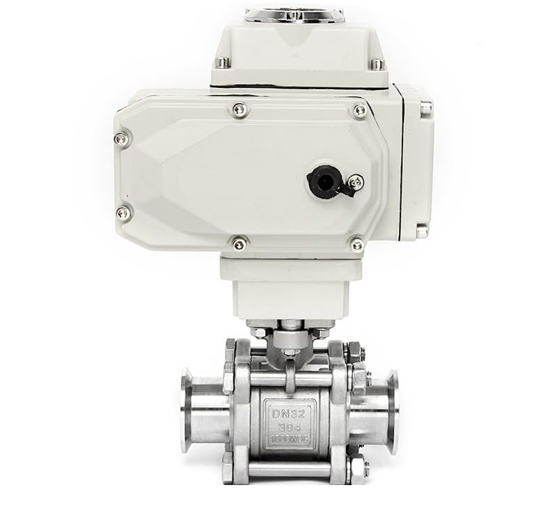 Vanne à boisseau sphérique motorisée DN25 anti-fuite en acier inox