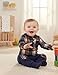 Fommy Baby Boy Clothes 3-6 Months Fashion Infant Boy Outfits Baby Deep Blue Flannel Plaid Long Sleeve Hoodie Romper & Deep Blue Pants Fall Winter 2 Pcs Clothes for Boy