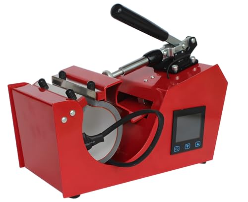 Prensa para tazas con sublimación 110V 450W con pantalla LCD miniatura 6