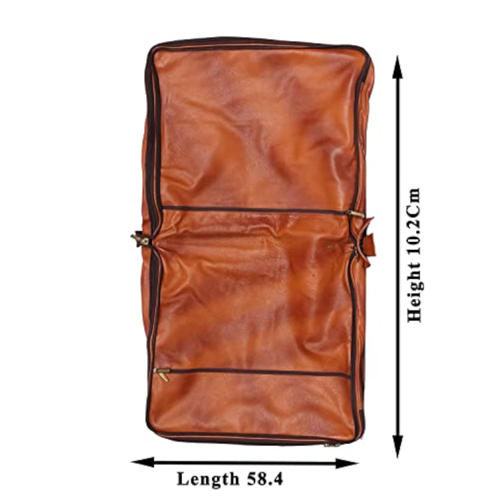 Genuine Leather Men Coat Blazer Cover Garment Bag