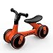 Carrozzina Per Bambini Senza Pedale Silenzioso Ruota Girello 1-3 Anni Regalo Giocattolo Per Bambini Scooter, Primo Regalo Di Compleanno Per Biciclette (Arancione)