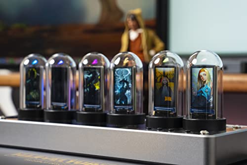 Clocteck Nixie Tube Clock Ips Digital Clock For Bedroom, Easy Alarm Settings And 12/24H Display - A Retro Gift To Decorate Your Desk And Bedroom #TOP4