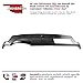 DashSkin Dash Cover Compatible with 2007-2014 Chevy Tahoe Suburban Avalanche & GMC Yukon & Yukon XL with Dash Speaker in Black - Hard Molded Plastic Dashboard Cap