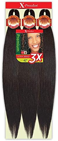 Outre Braids X-Pression Kanekaion 3X Pre Stretched Braid 42" (5-Pack, 2T1B/27613)
