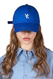 [VARZAR] Monogram soft over fit ball cap Blue