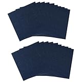 WEIMALL 吸着タイルカーペット タイルマット ペット対応 猫犬 床保護 設置簡単 吸着 ズレない 洗濯OK 断熱効果 省エネ効果 40枚入り 50×50cm (ネイビー)