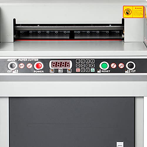 Mophorn Electric Paper Cutter 450mm 17.7 Inch Paper Cutter Guillotine Numerical Control Automatic Digital