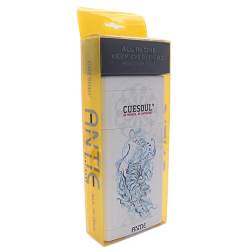 Cuesoul Antie Hard Dart Case,Holds 6 Steel Tip Darts/Soft Tip Darts & Extra Accessories,With Four Mythological Symbols Design #TOP6