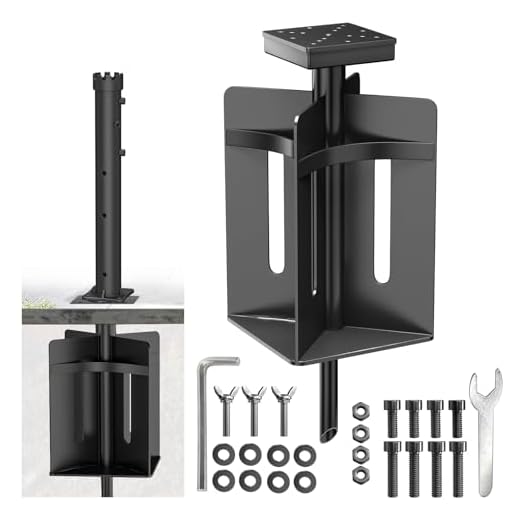 Durable Mayset In-ground Umbrella Base