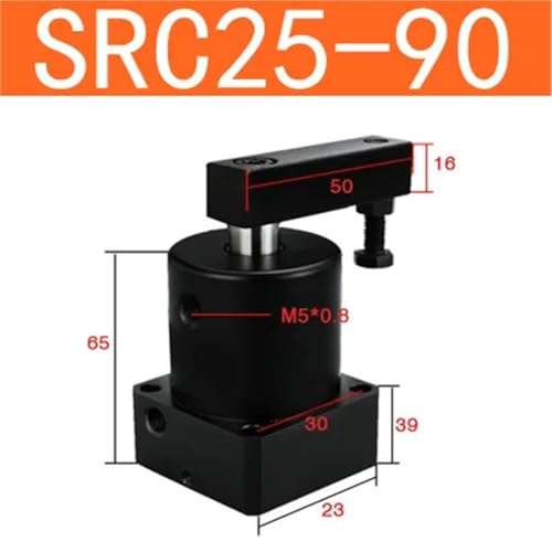Cilindro angular de sujeción rotativa SRC con rotación precisa de 90 grados 3